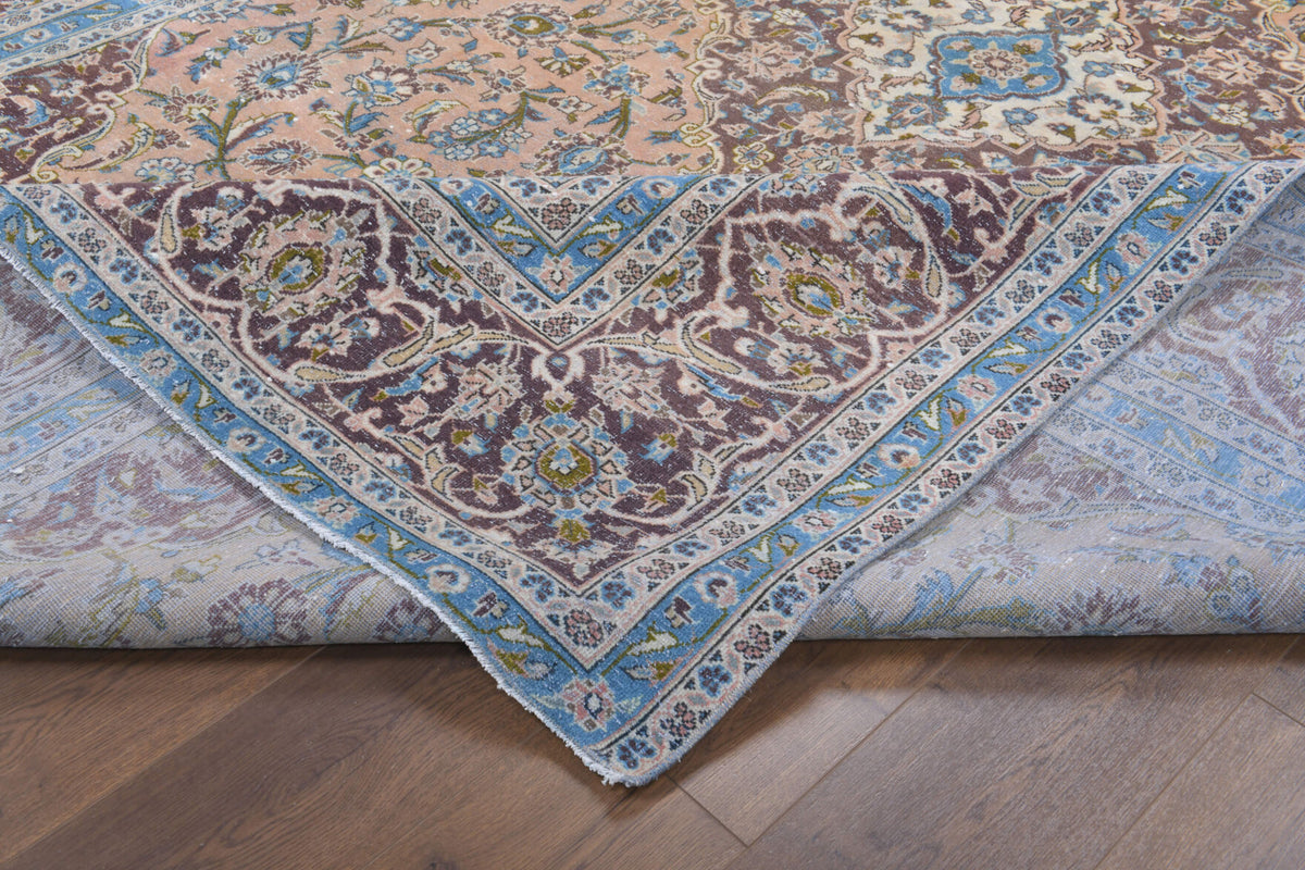 Persian Tabriz Vintage Handwoven Large Area Rug