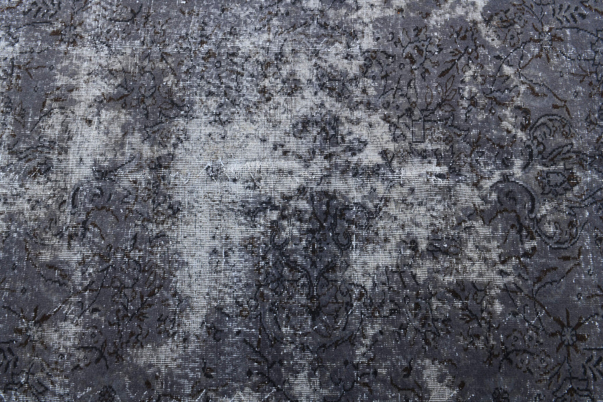 Vintage Hereke Distressed Area Rug
