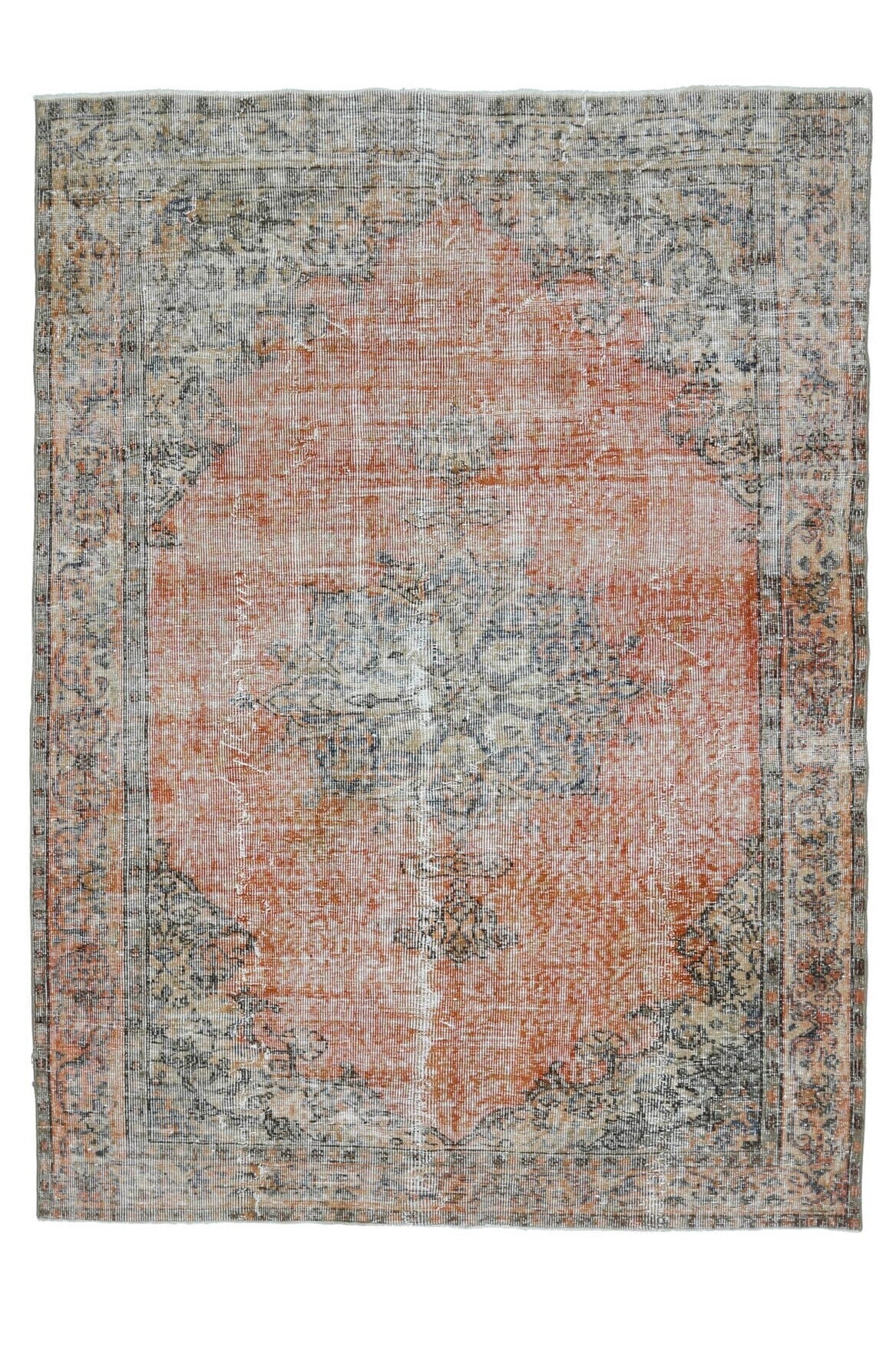 Vintage Area Oushak Rug