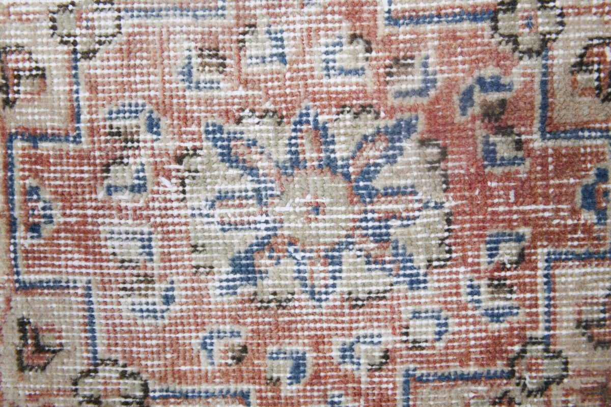 Handmade wool rug from Anatolia, Turkey – Vintage Custom Area Rug 4'8" x 7'10"