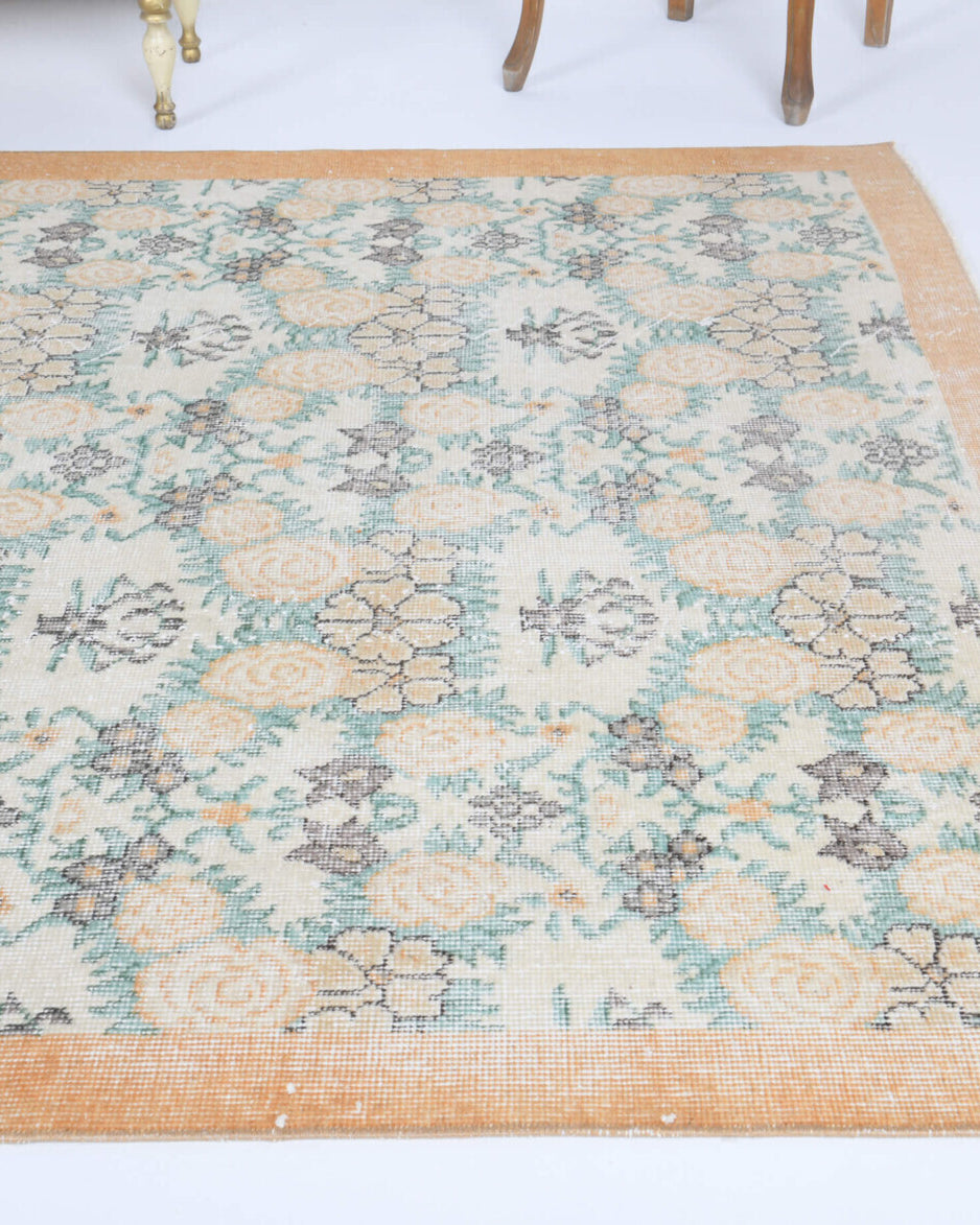 164x277 cm vintage Anatolian area rug – Nino, low pile, wool