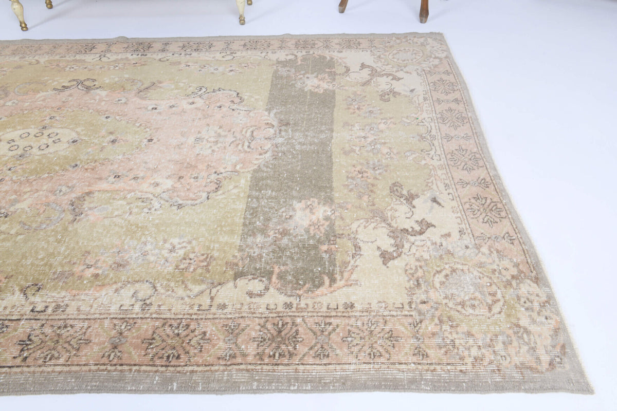 One-of-a-kind 1970s Anatolian vintage area rug in wool, 5'8" x 8'11"