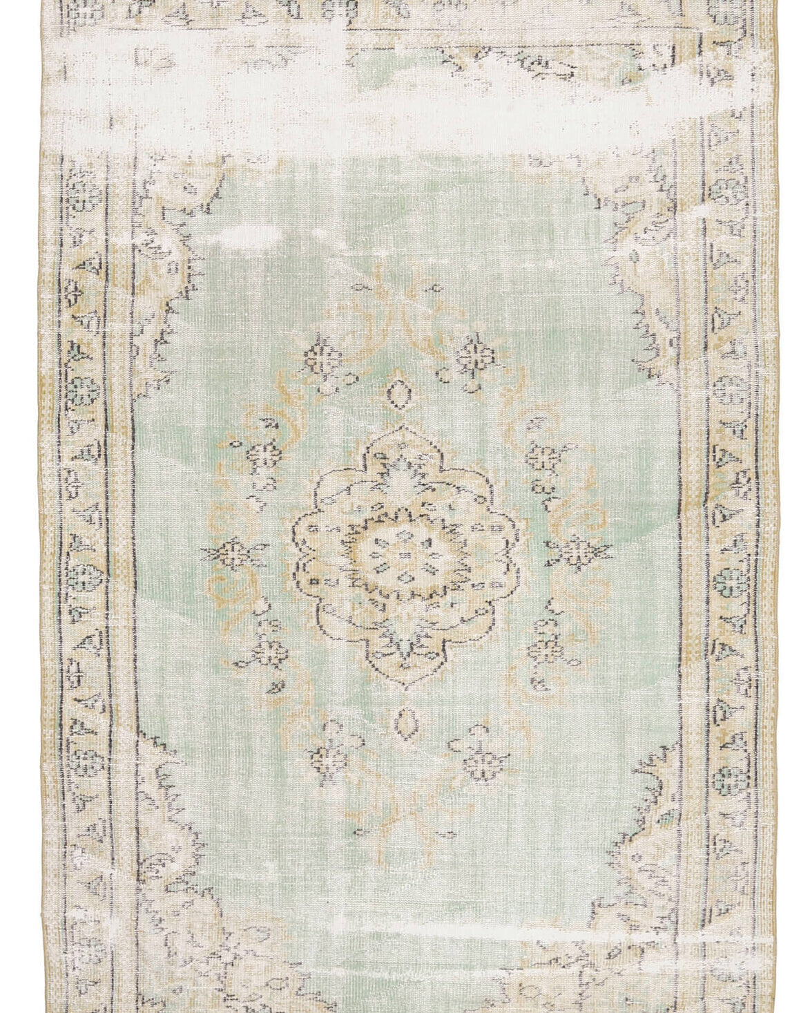 Authentic Antique Oushak Area Rug