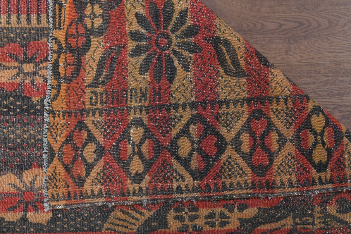 184x224 cm vintage Anatolian kilim rug – Semasel, flatweave, wool