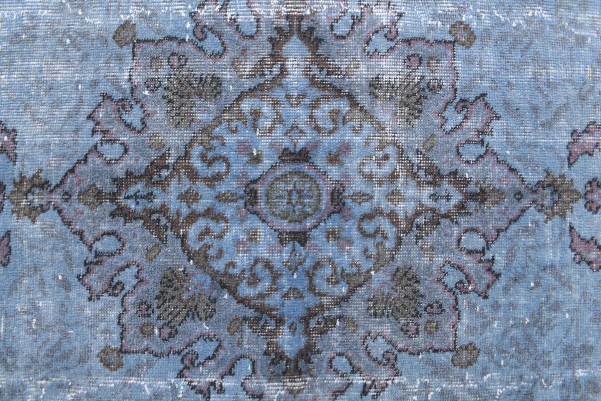 Vintage Oushak Blue Area Rug
