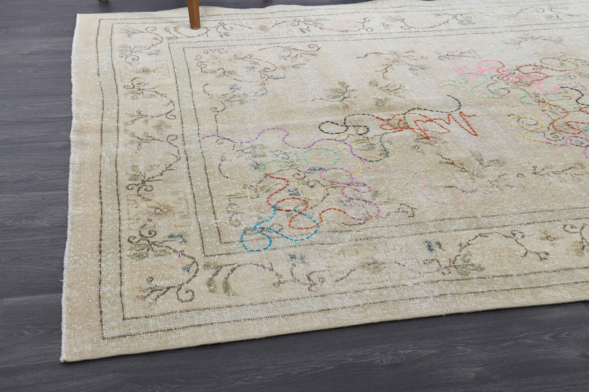 One-of-a-kind 1970s Anatolian vintage area rug in wool, 5'11" x 10'1"
