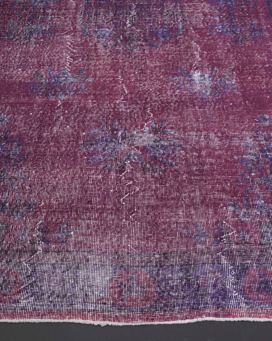 Vintage Anatolian Purple Area Rug