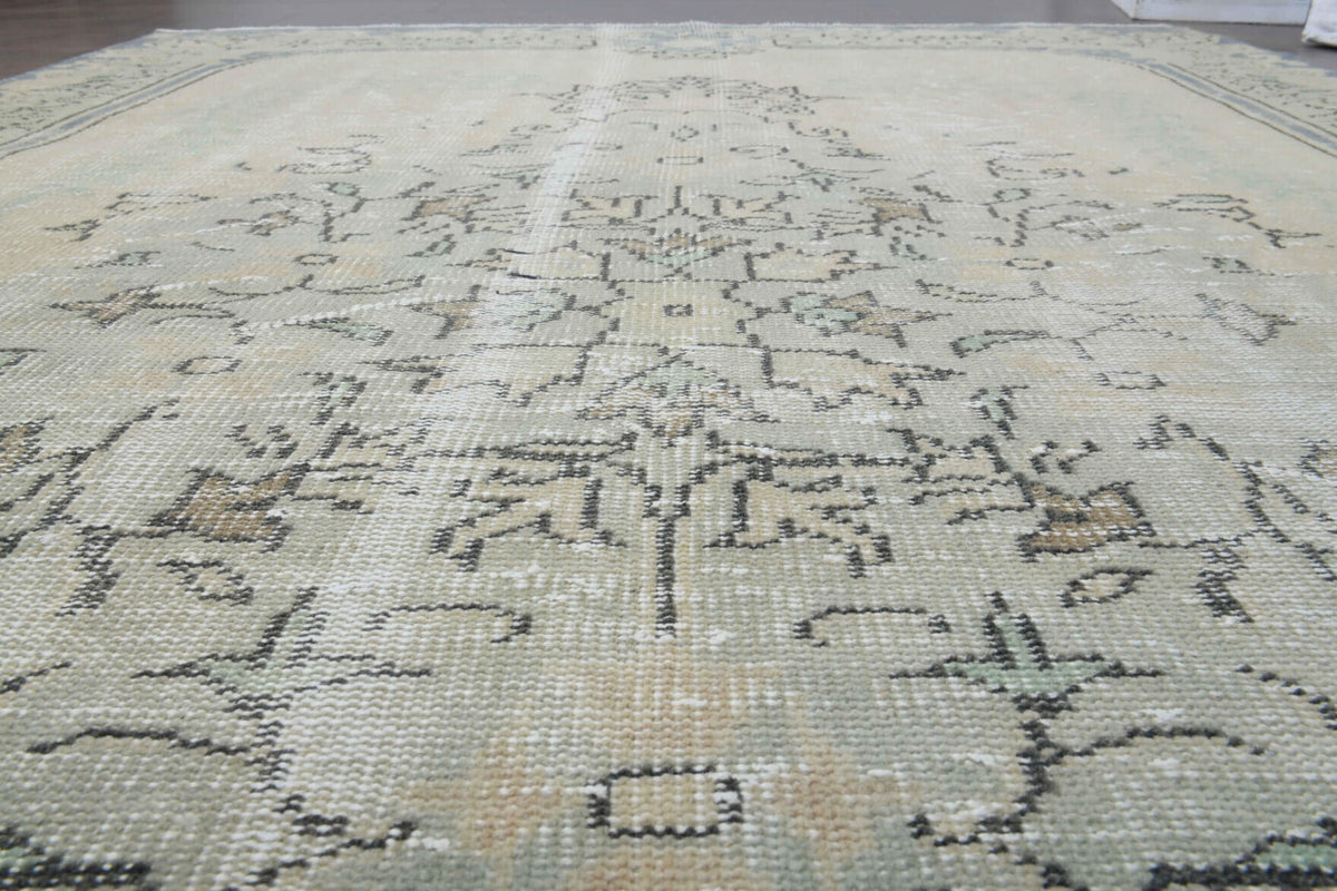 Vintage Oushak Oriental Area Rug