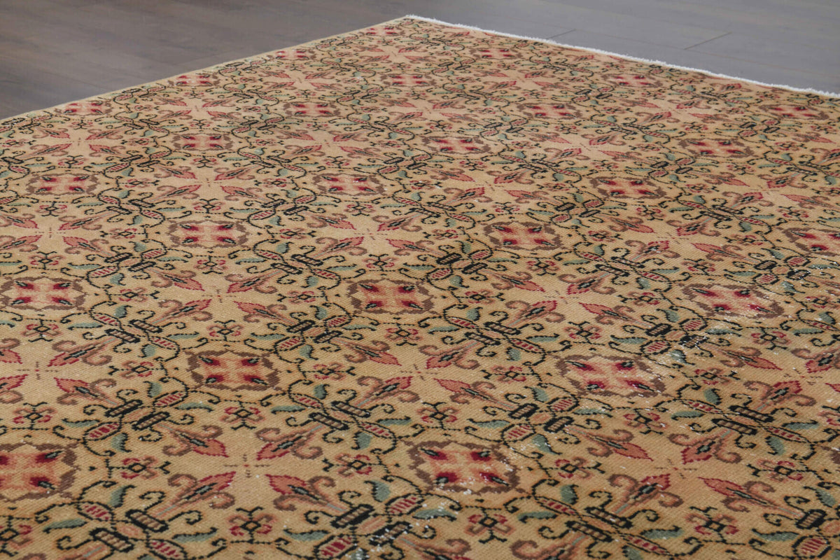 Floral Hereke Vintage Area Rug