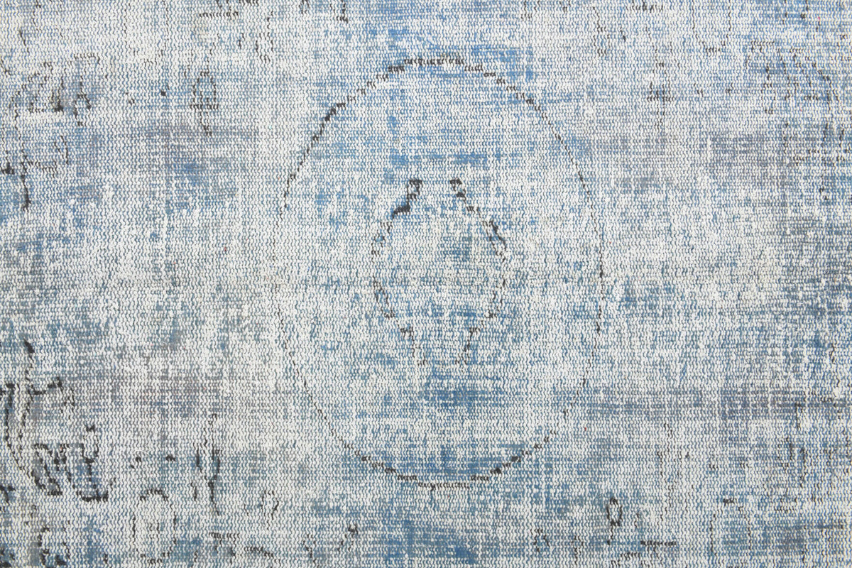 Vintage Oushak Blue Area Rug