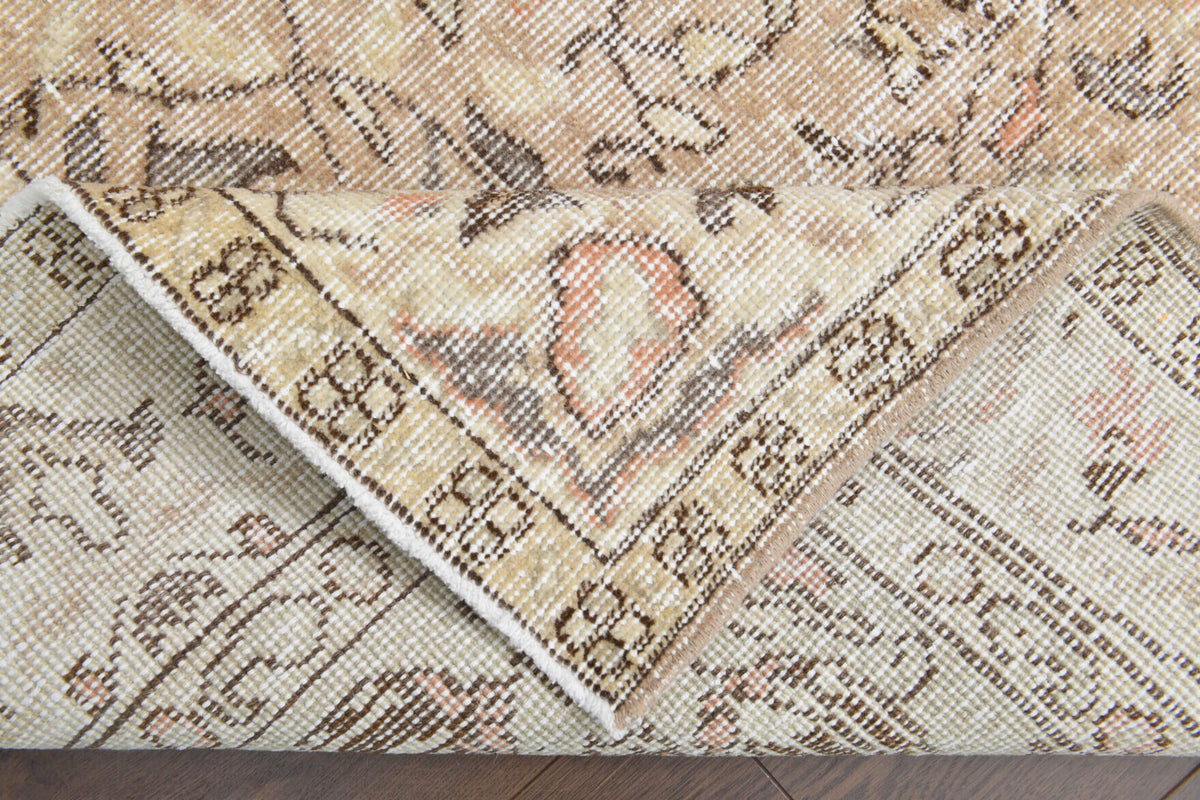 Champagne Pink - Vintage Floral Oushak Area Rug