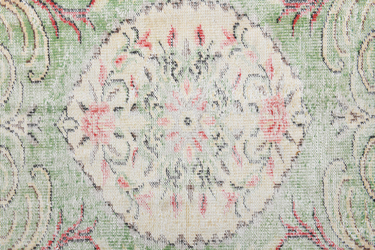 Handmade wool rug from Anatolia, Turkey – Anatolian Antique Southwestern Carpet 6'1" x 9'6"