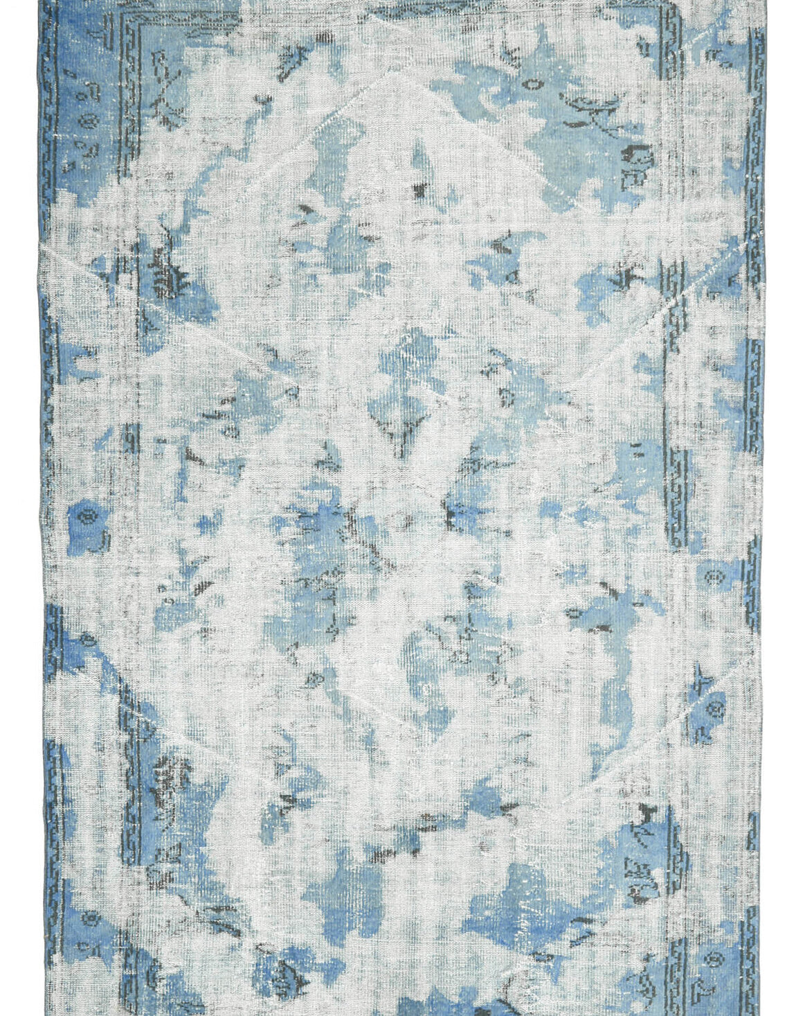 Blue Distressed - Vintage Oushak Area Rug