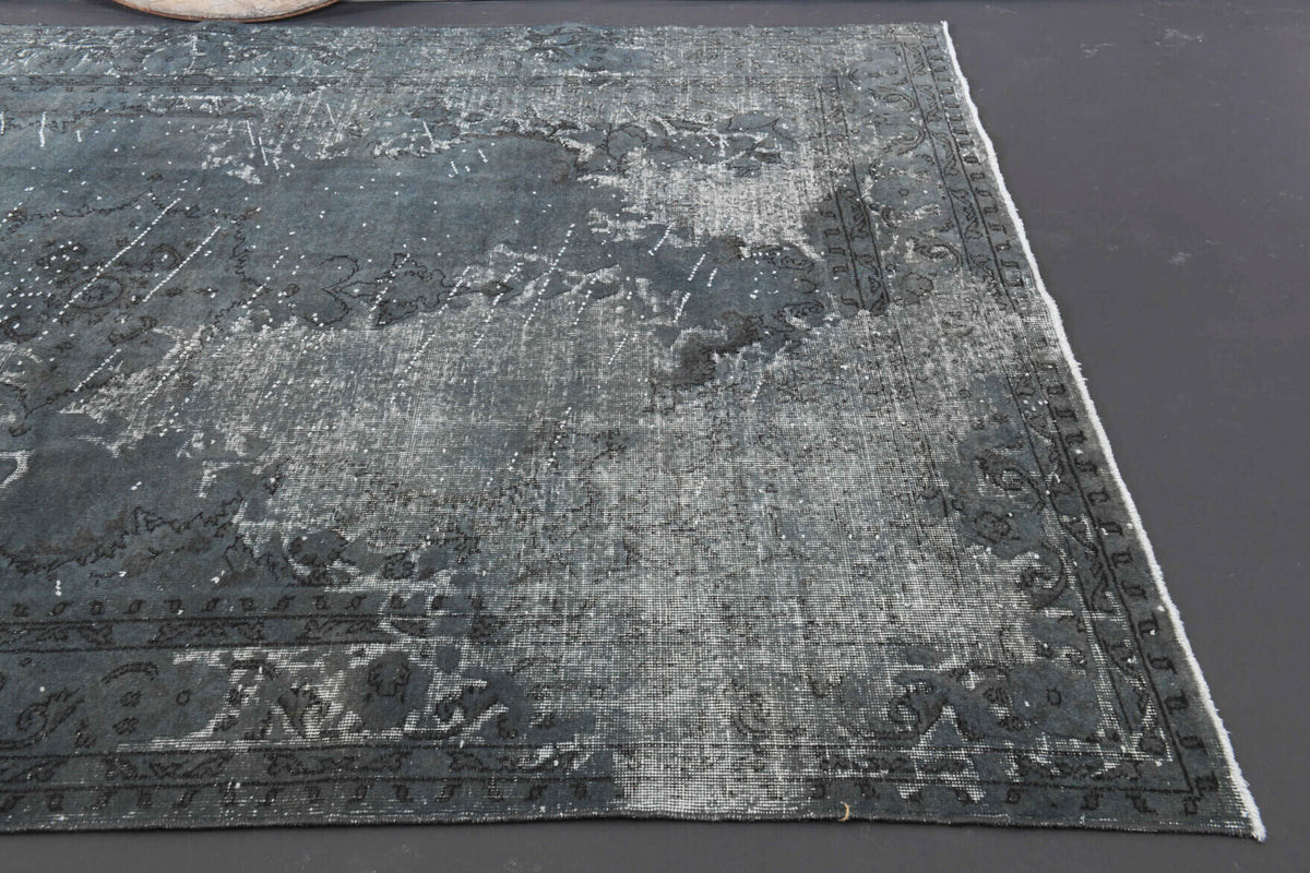 200x295 cm vintage Anatolian area rug – Selenbahar, low pile, wool