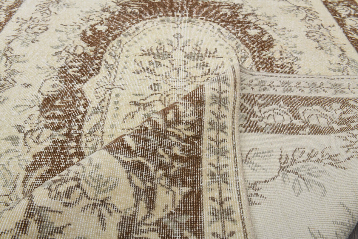 Vintage Oushak Oriental Area Rug