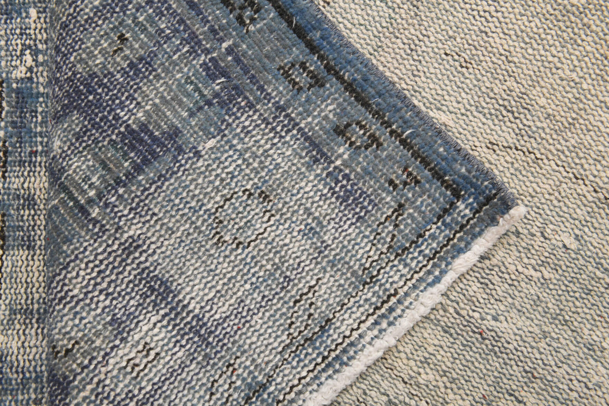 Mercan – vintage solid rug for living room or bedroom, 6'3" x 9'9" (190x298 cm)