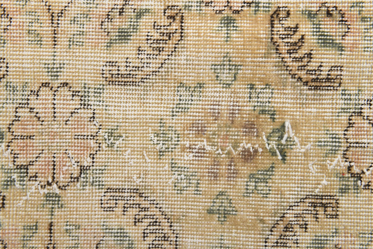 Bordered Antique Hereke Area Rug