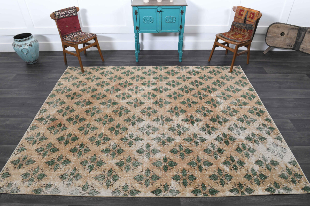 Autumn Leaves - Vintage Turkish Hereke Area Rug