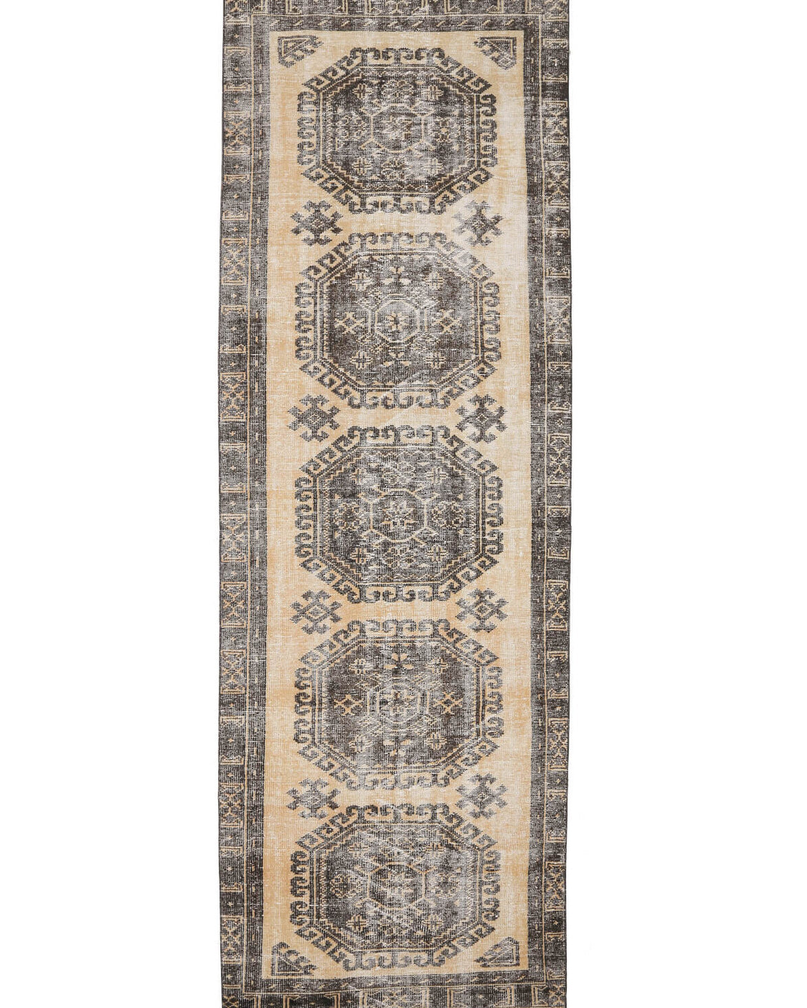 1970′s - Vintage Oushak Runner Rug