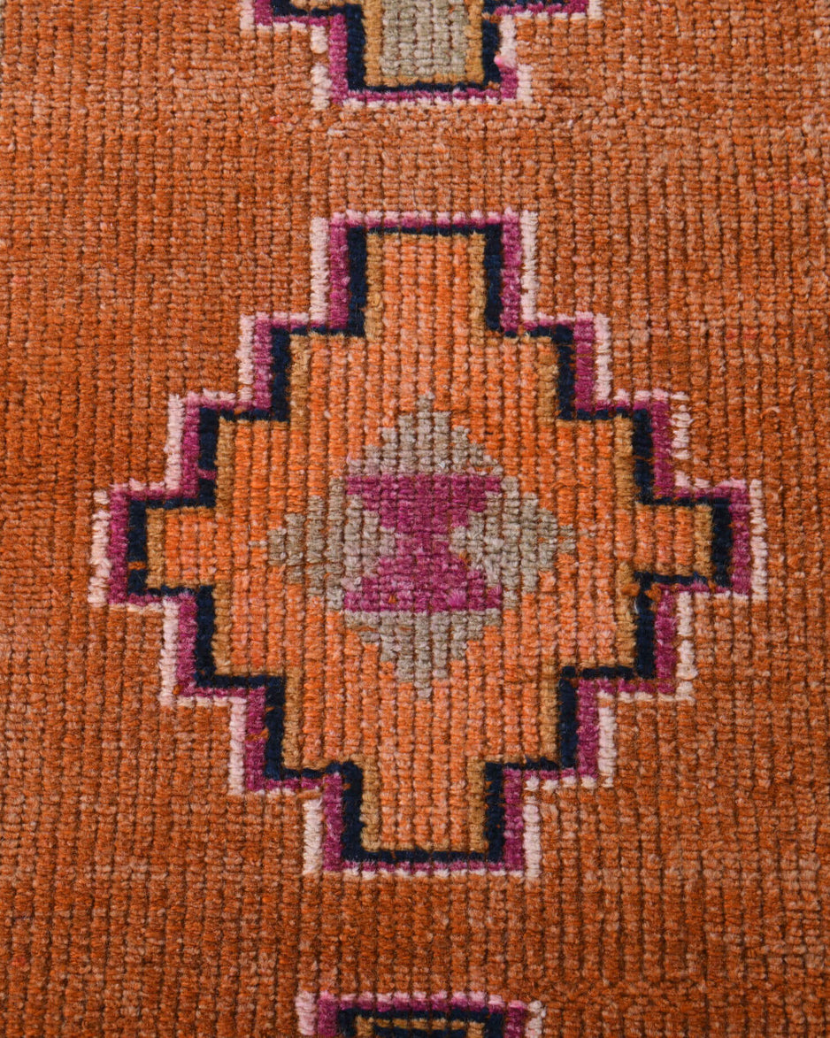 83x357 cm vintage Anatolian runner rug – Pericansu, low pile, wool