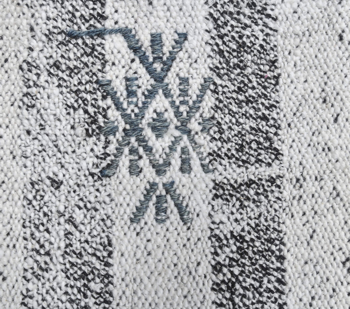 Authentic Anatolian vintage kilim runner rug (1970s) with striped design – one-of-a-kind at Fame Rugs
