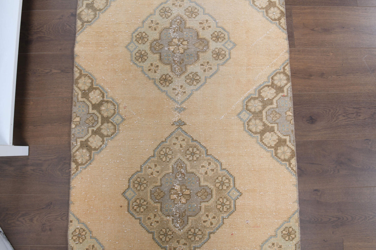 Oushak Vintage Runner Rug - 29467