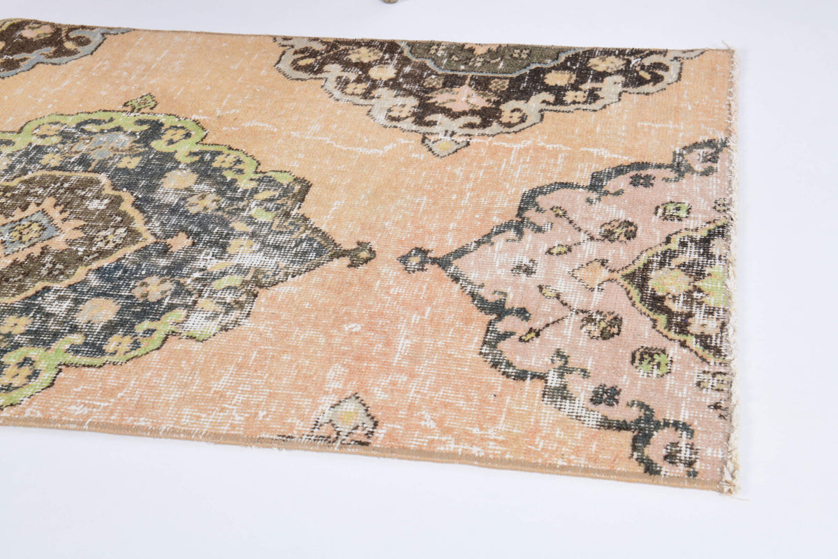 Vintage Oushak Runner Rug - 29474