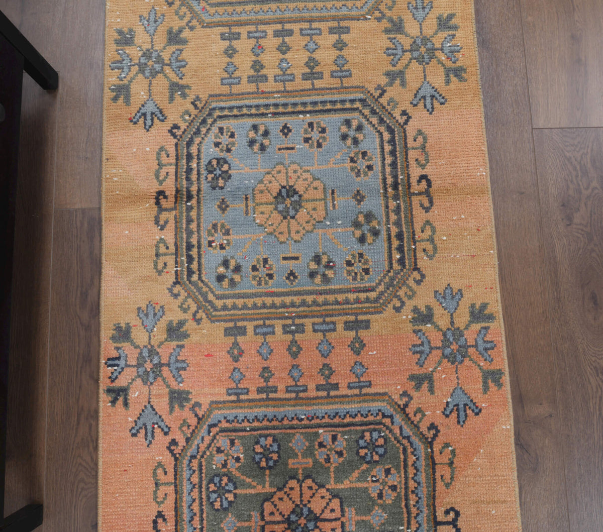 Vintage Oushak Runner Rug