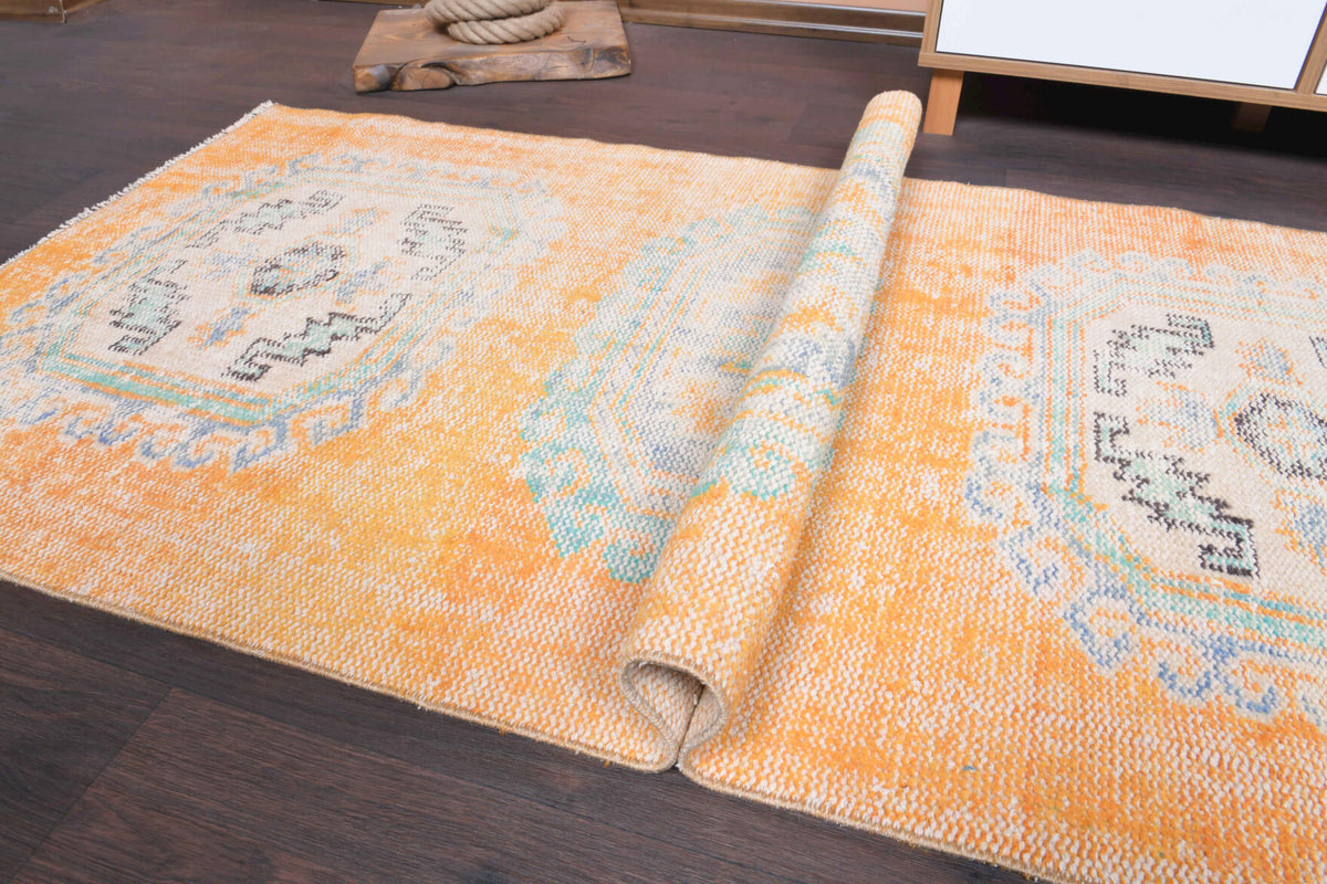 Vintage Runner Oushak Rug - 30351