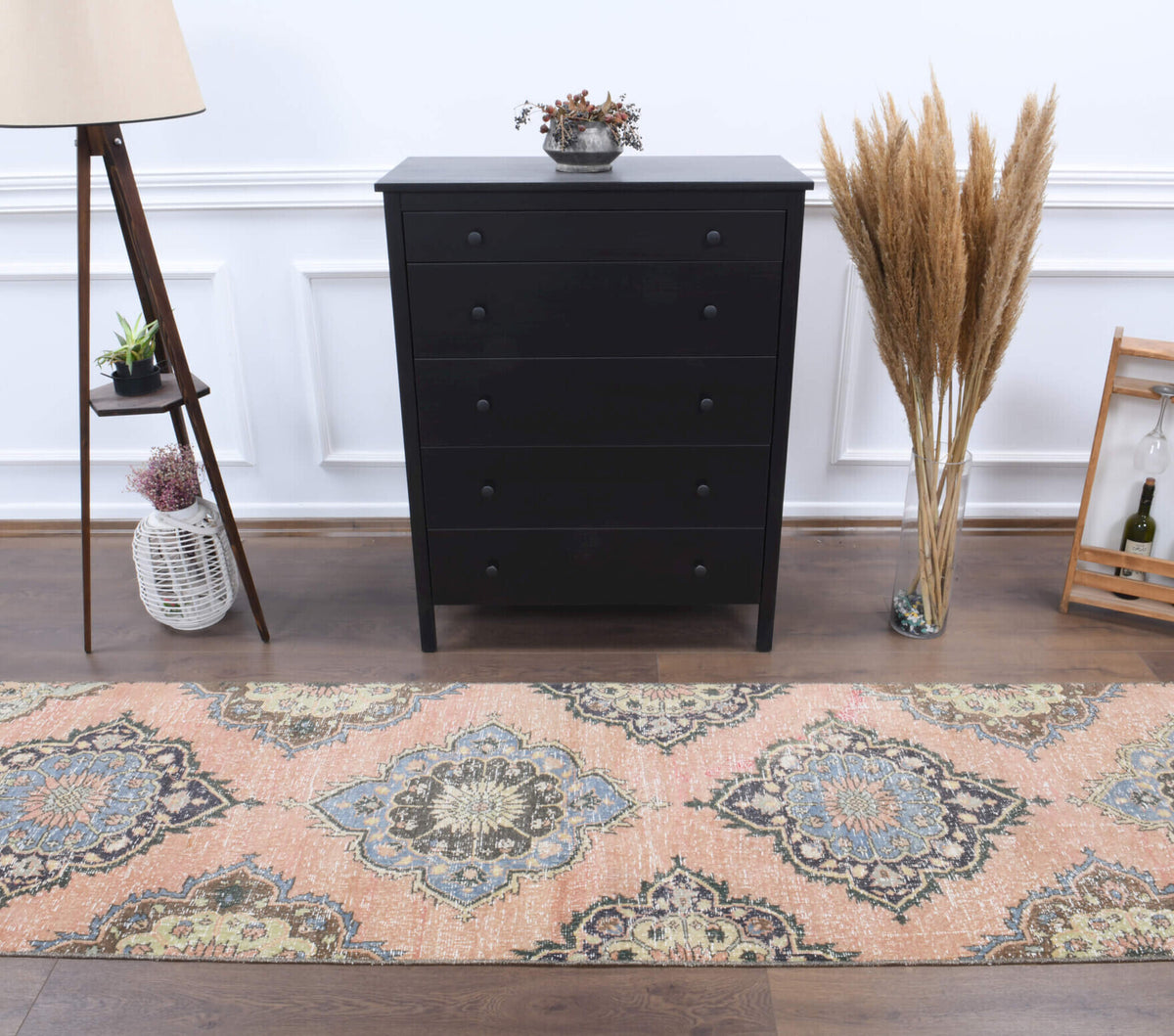 Vintage Oushak Runner Rug