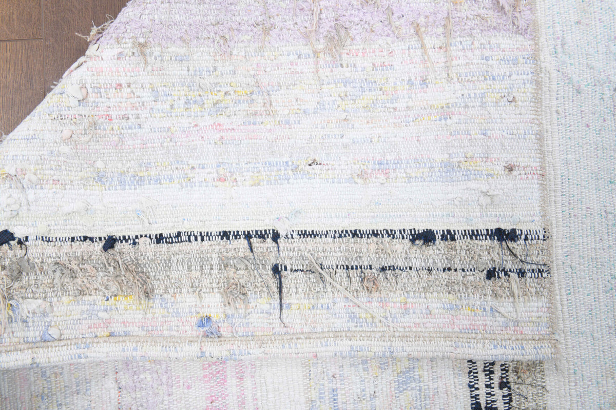 95x265 cm vintage kilim Anatolian runner rug – Muallagul, flatweave, wool