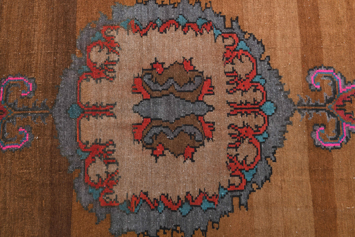 One-of-a-kind 1970s Turkish vintage runner rug in wool, 5'10" x 14'8"