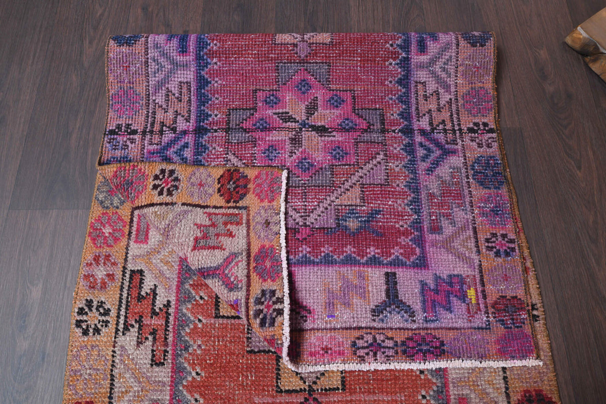 1970′s Hand-knotted Vintage Anatolian Runner Rug