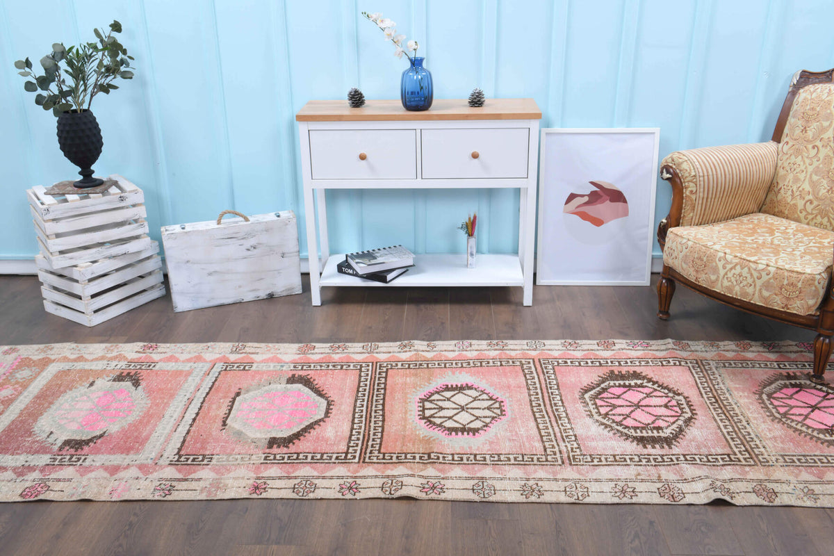 Turkish Vintage Anatolian Runner Rug