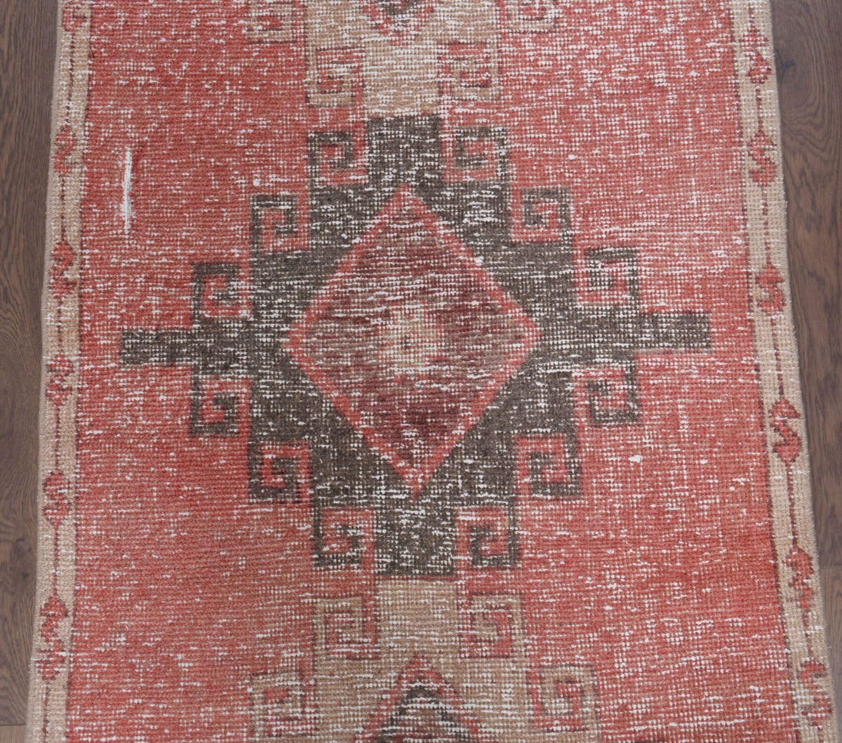 Oushak Vintage Runner Rug