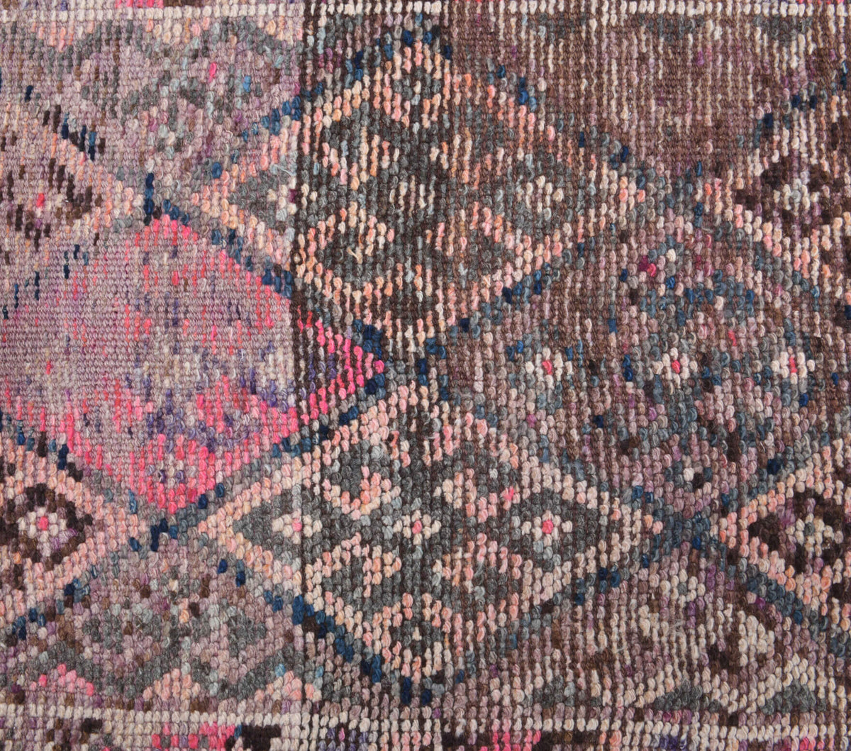 Hand-Knotted Vintage Anatolian Runner Rug