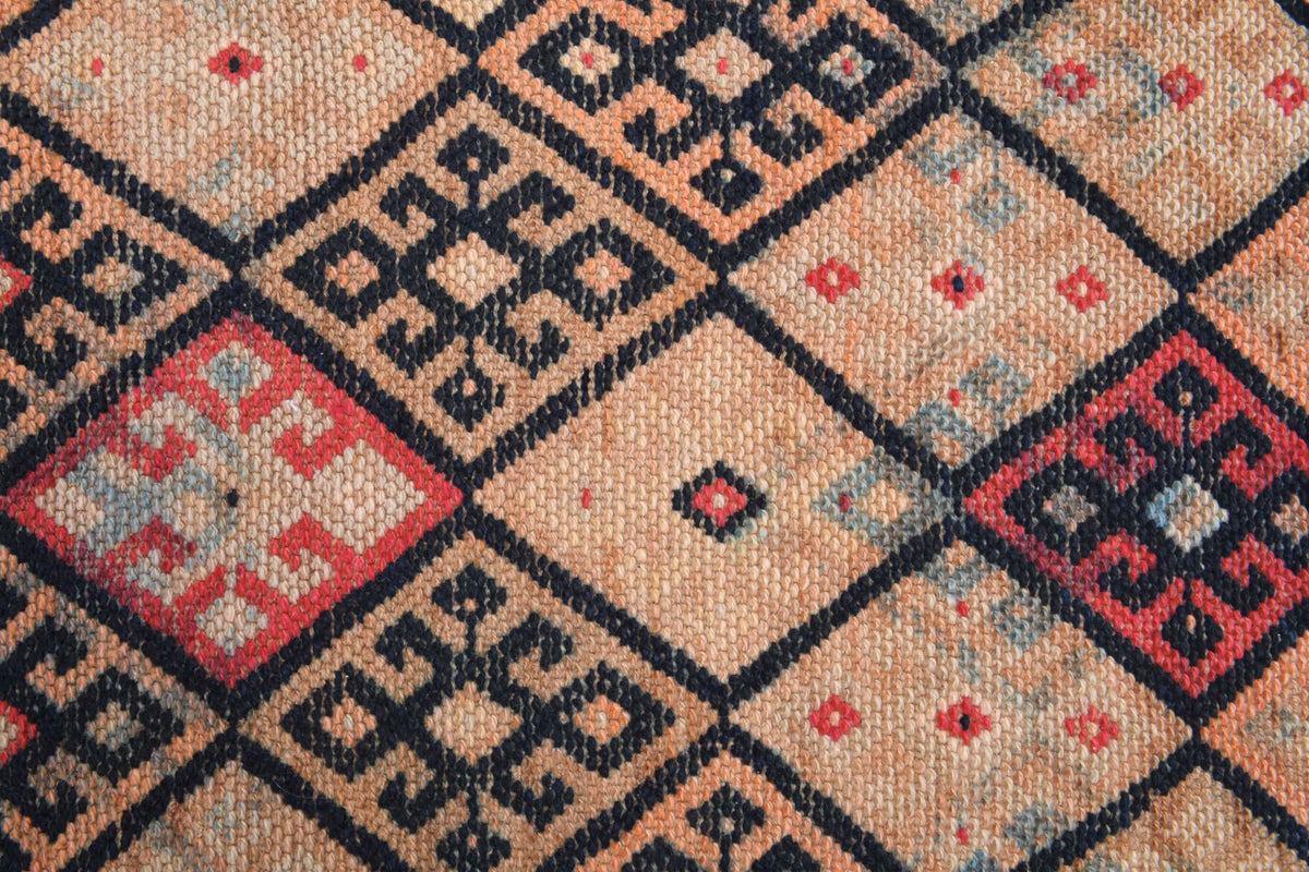 Hand-Knotted Vintage Anatolian Runner Rug