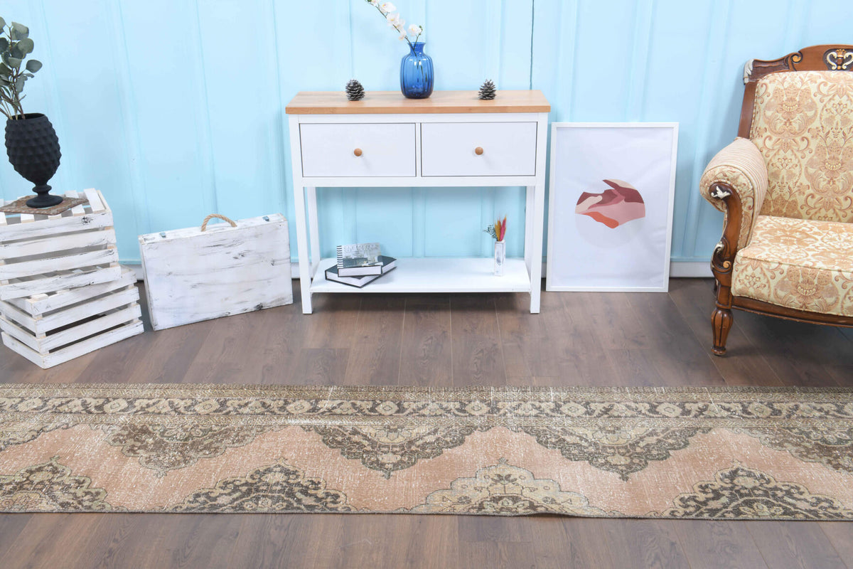 Vintage Anatolian Runner Rug - 32836