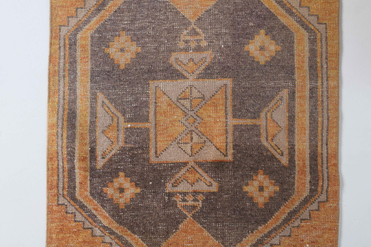Vintage Oushak Runner Rug