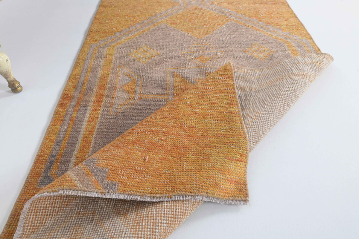 Vintage Oushak Runner Rug