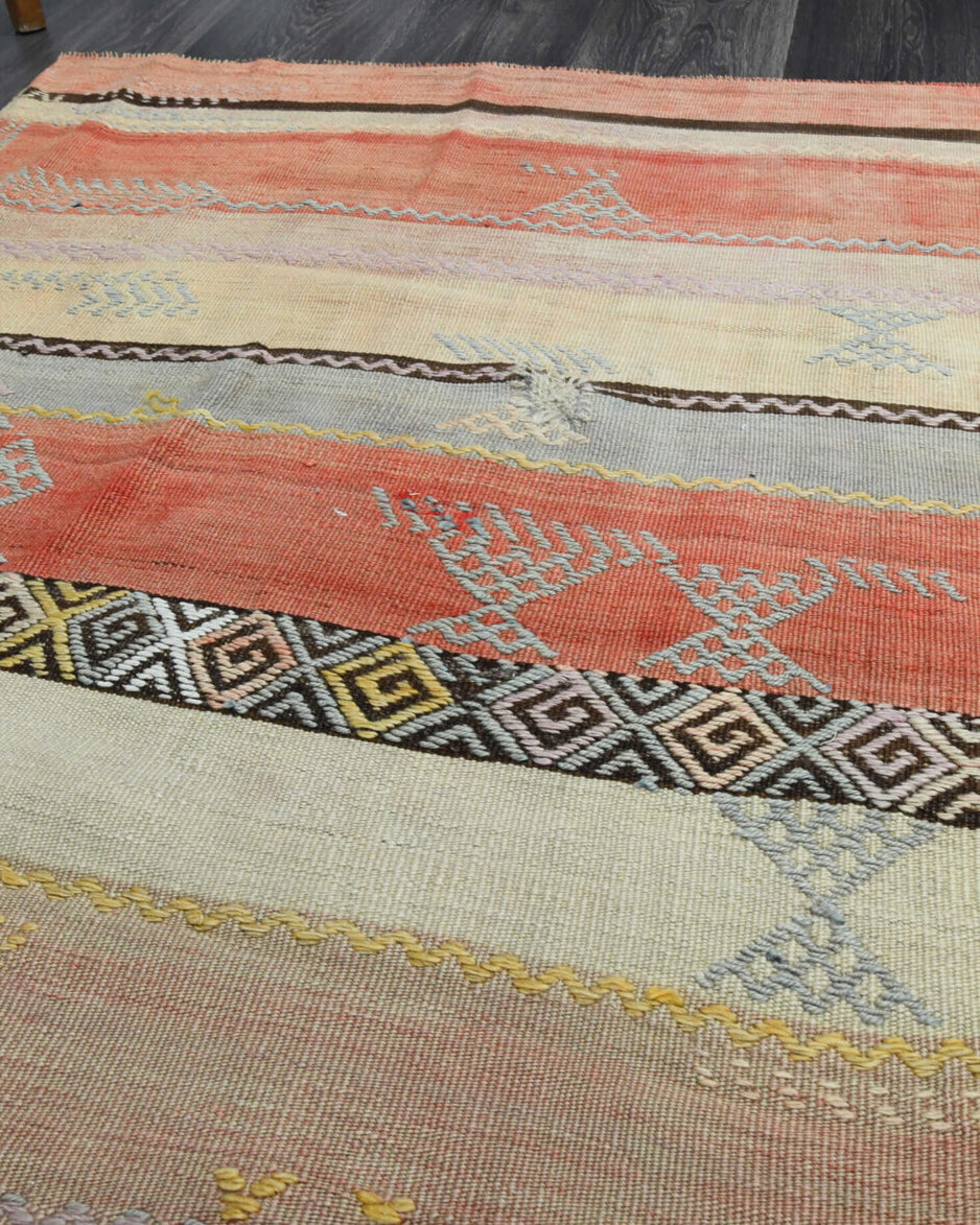 99x167 cm vintage Anatolian kilim rug – Dutsu, flatweave, wool