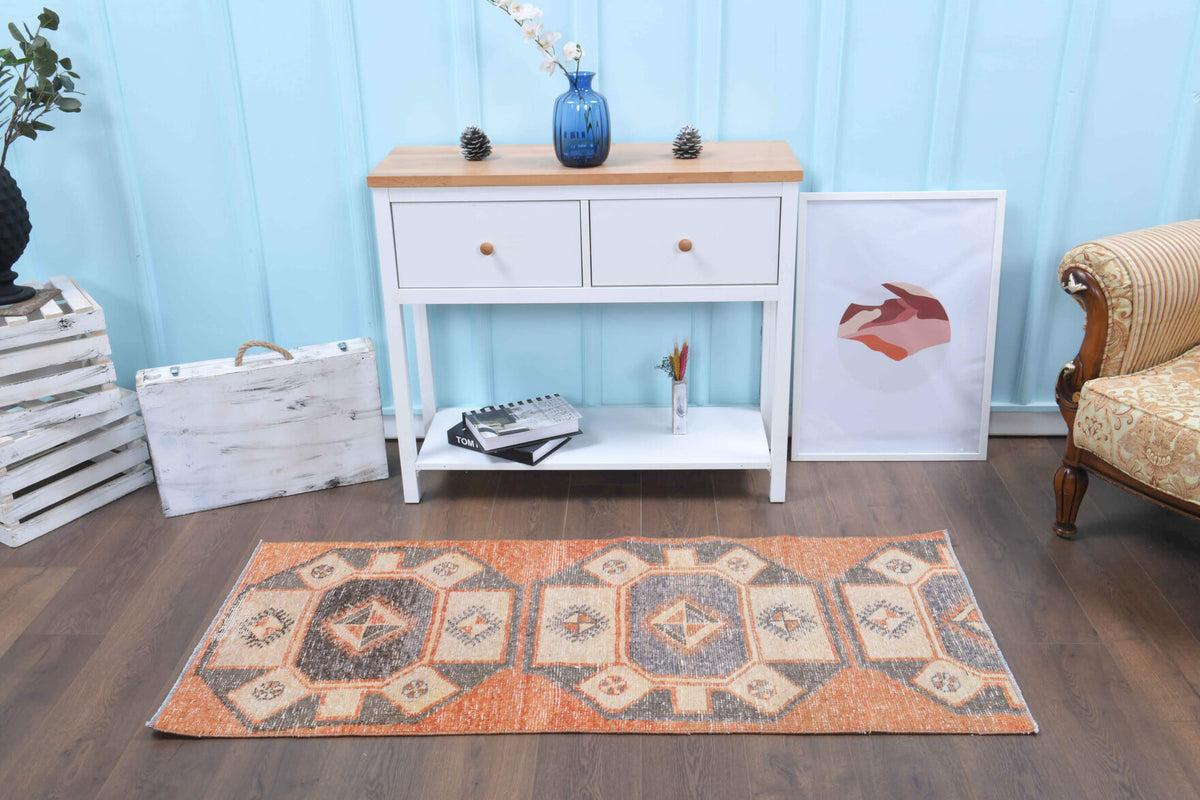 Vintage Small Oushak Rug