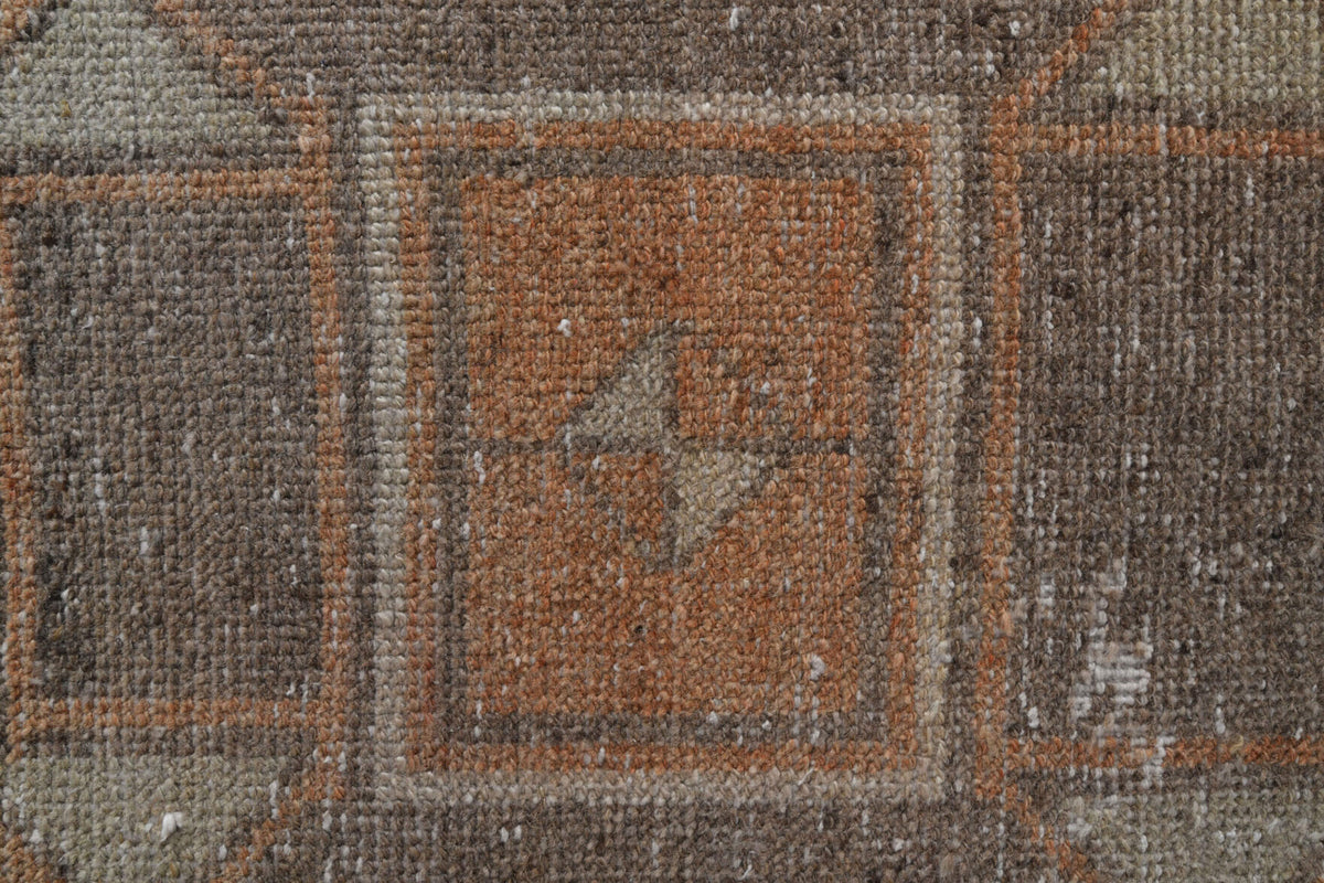 Faded Red Vintage Oushak Small Rug