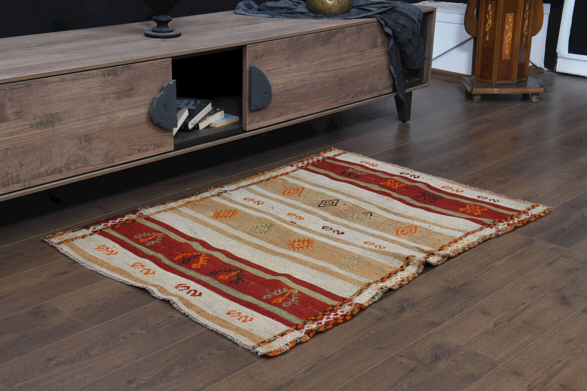 Vintage Handmade Kilim Rug