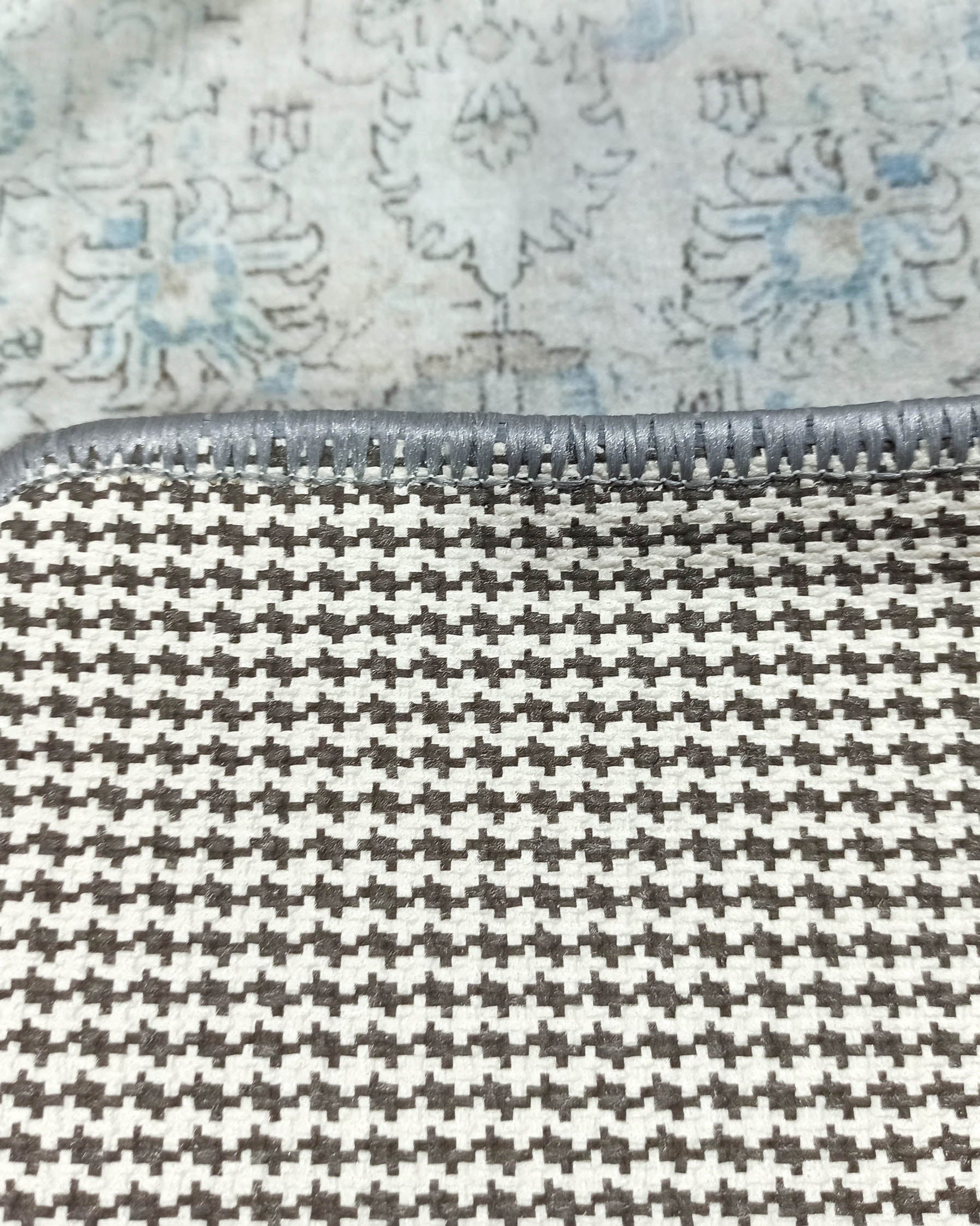 Bowie Neutral Blue Floral Turkish 2x3 Rug