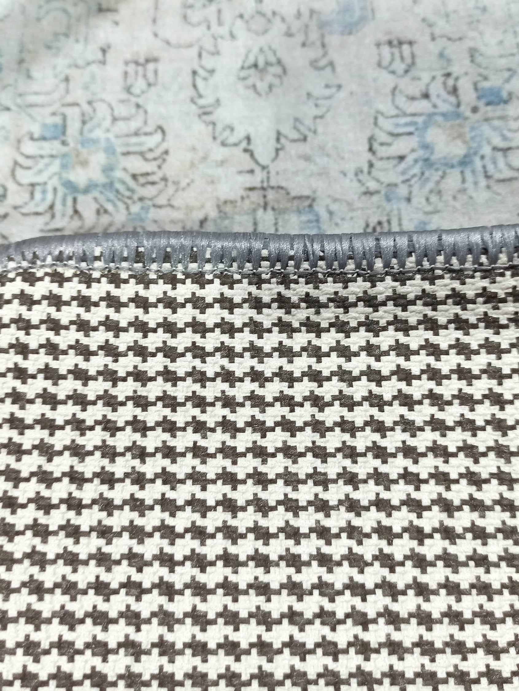 Bowie Neutral Blue Floral Turkish 2x3 Rug