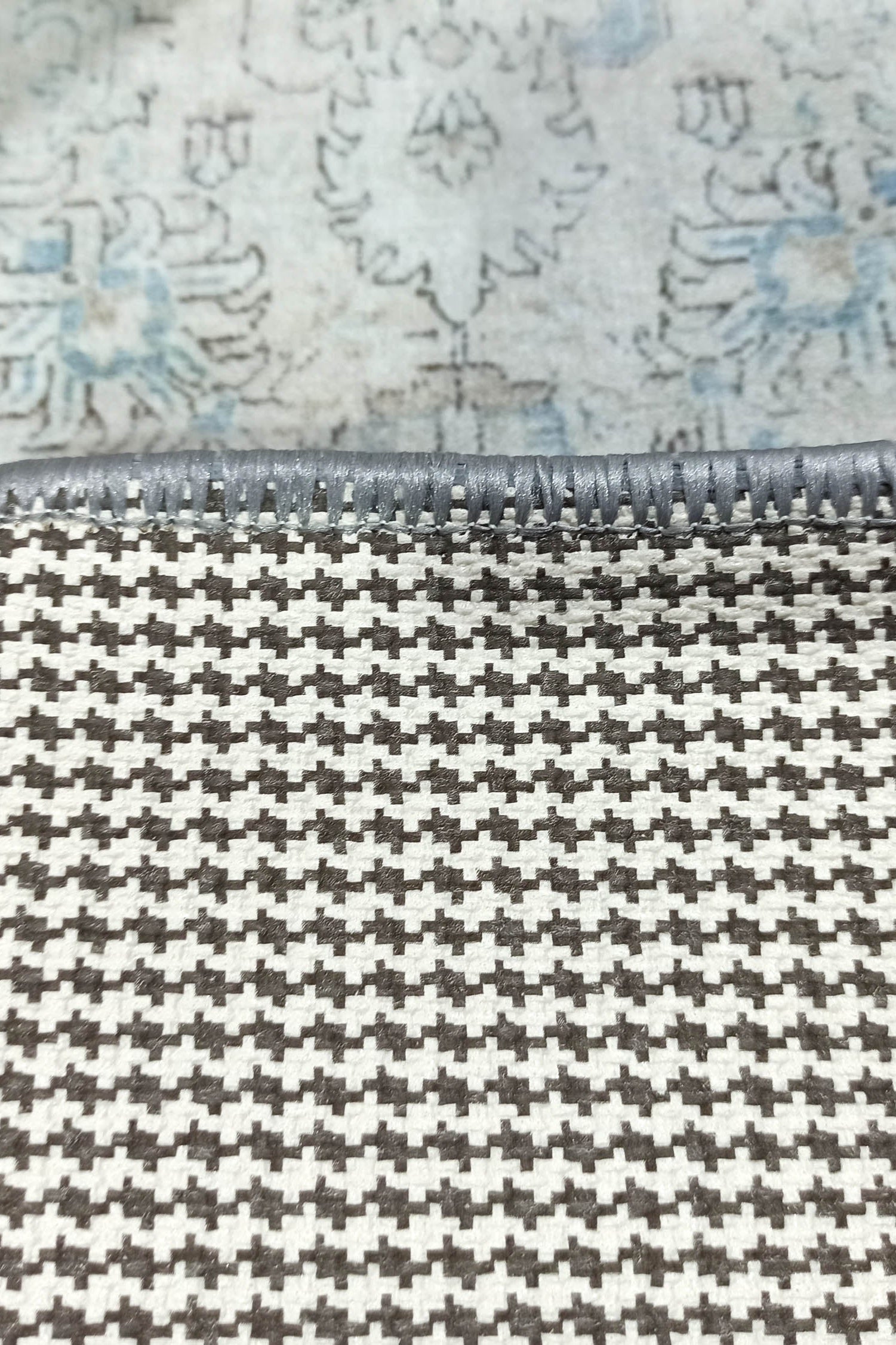 Bowie Neutral Blue Floral Turkish 2x3 Rug