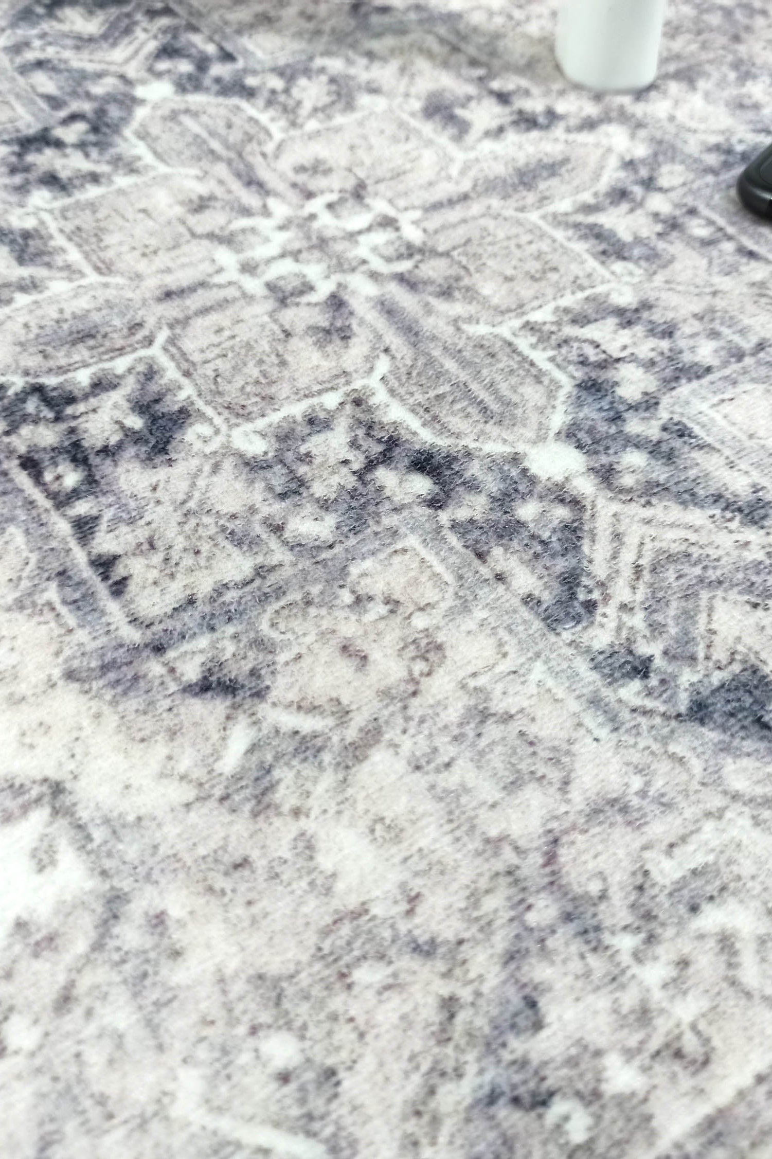 Mayven Neutral Beige Lavender Heriz Persian 2x3 Rug