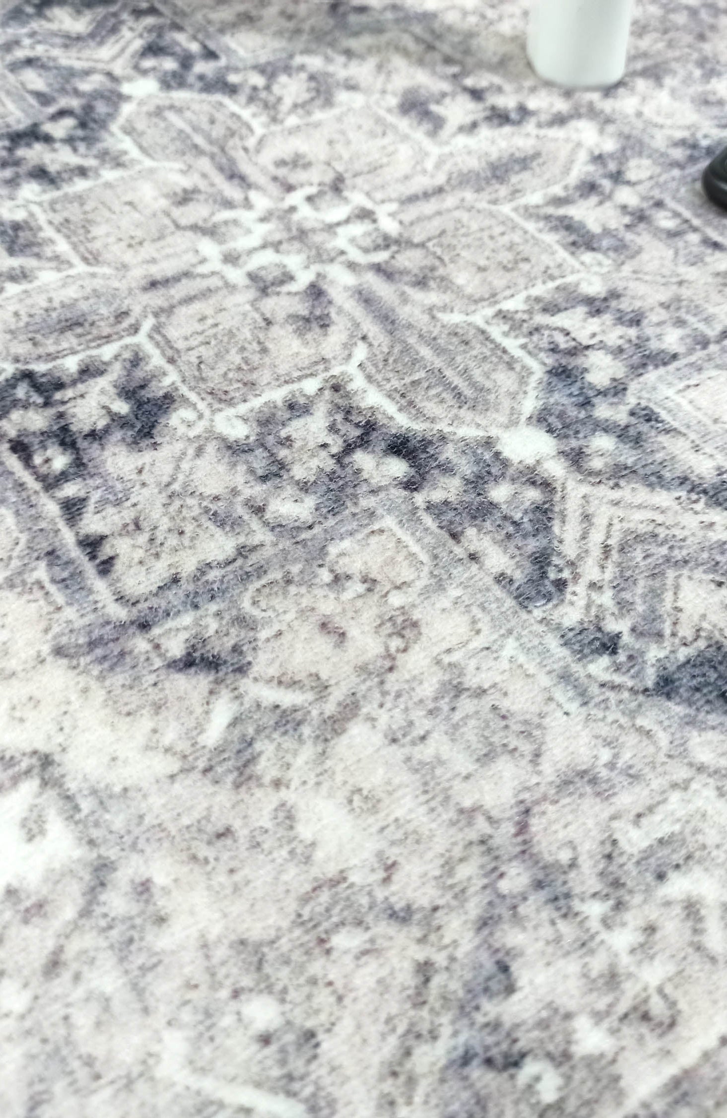 Mayven Neutral Beige Lavender Heriz Persian 2x3 Rug