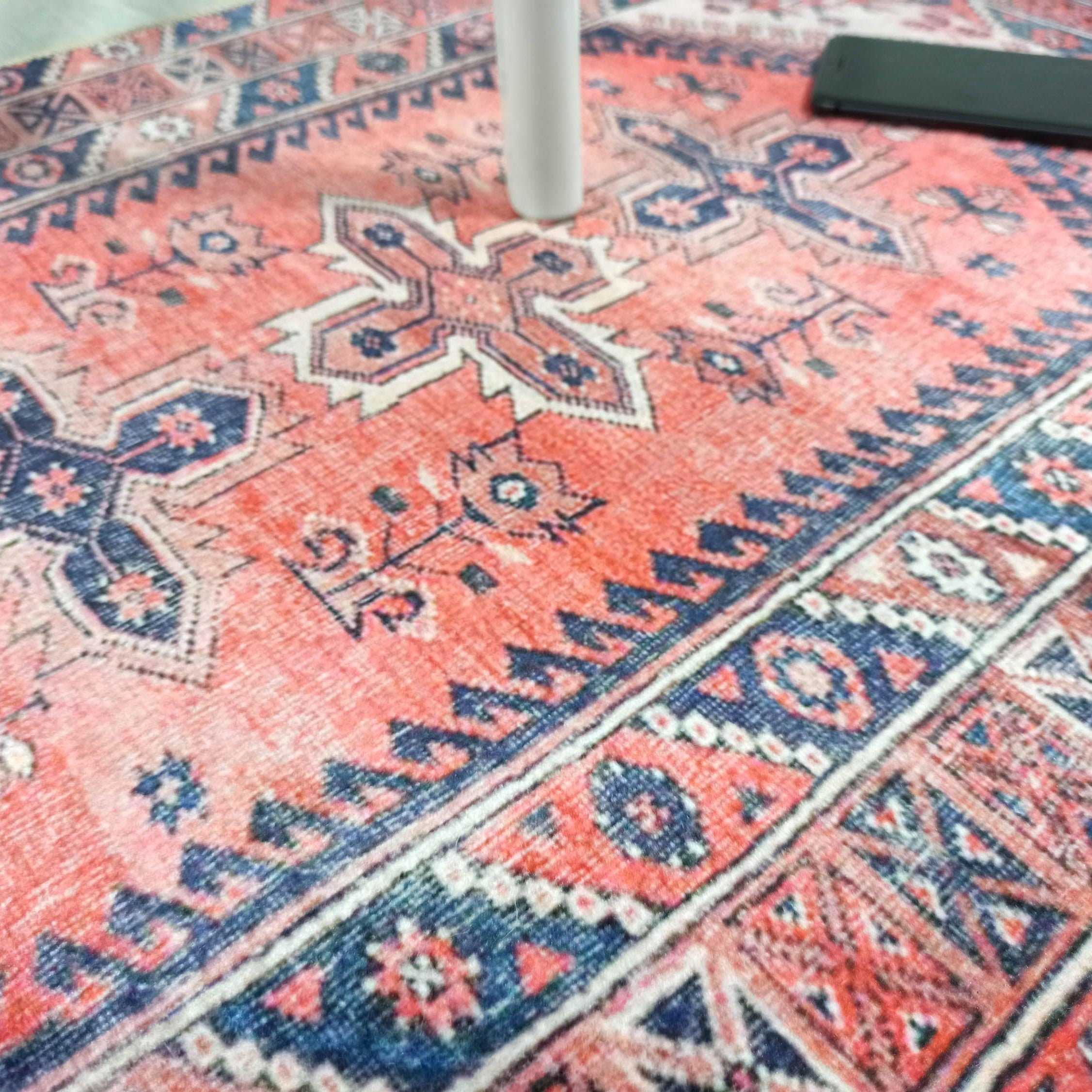 Violetta Pink Red Turkish Small 2x3 Rug